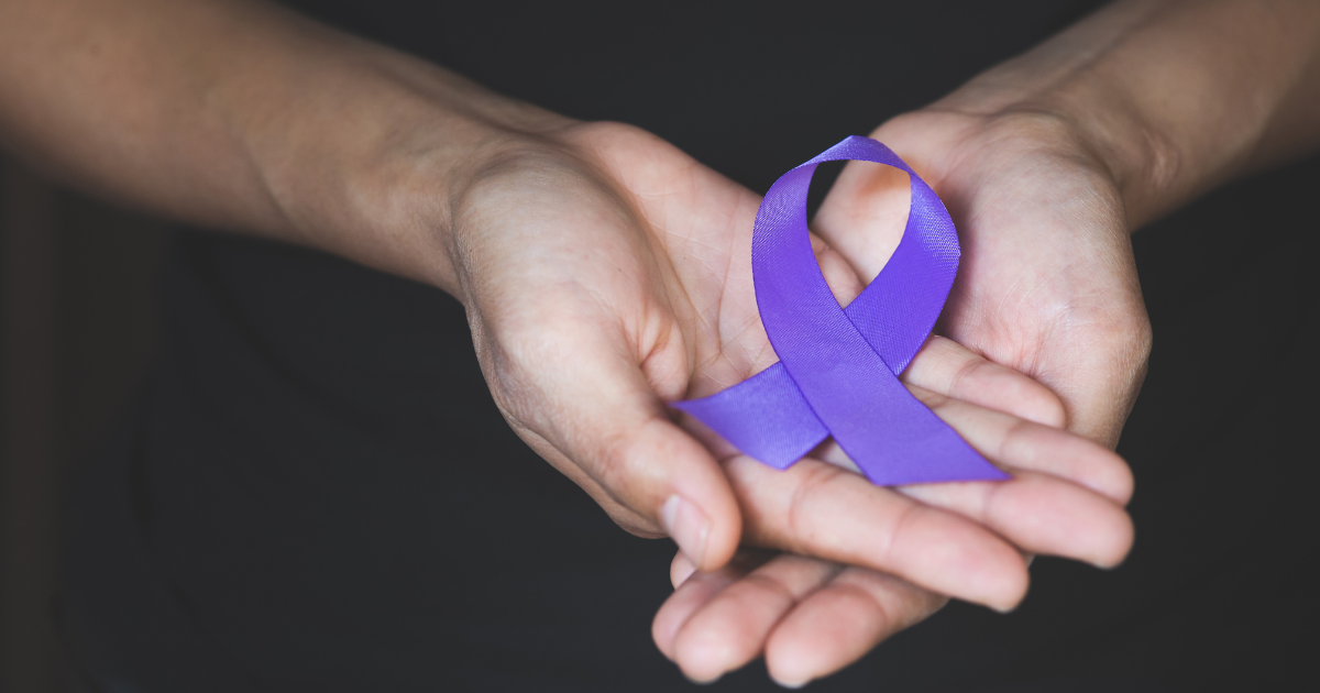 purple domestic violence ribbon